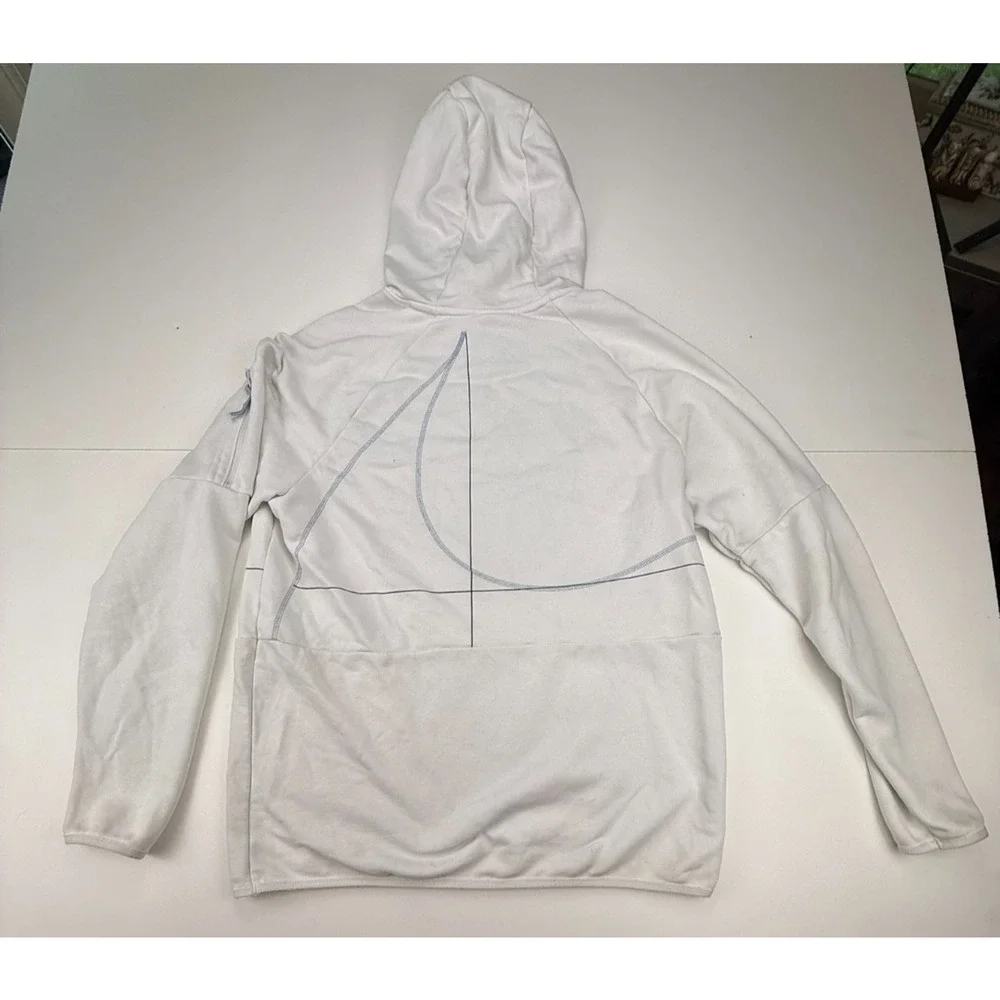 Nike Dri-FIT Men's Fleece Pullover Fitness Hoodie Summit White Size M DQ6620-121